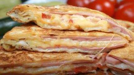 Tortilja sa sirom i šunkom