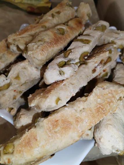 Posni slani štapići sa maslinama