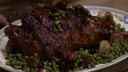 Pečena jagnjetina sa graškom