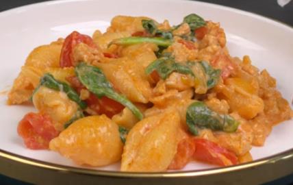 Pasta sa belim mesom