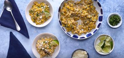 Recept za meksičku obrok salatu sa kukuruzom, sirom i majonezom | Stvar ...