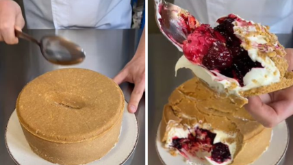 Bezglutenski čizkejk sa šumskim voćem