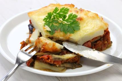 Musaka sa patlidžanom i ćuretinom