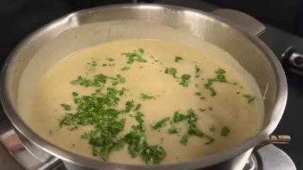 Krompir čorba sa belim mesom