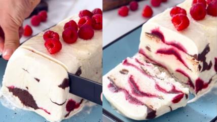 Semifredo sa malinama i čokoladom