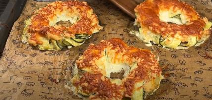 Kolutovi od tikvica i slanine