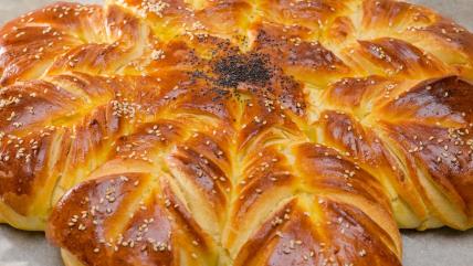 Božićna zvezda sa sirom