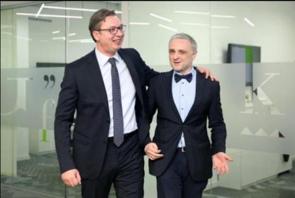 VUČIĆ U POSETI ADRIJA MEDIJA GRUPI: Baš sam srećan što sam ovde!