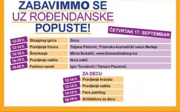 NAJBOLJI ŠOPING U GRADU: Popusti i brojna rođendanska iznenađenja