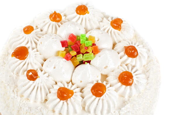 Brza torta sa jafa keksom i žele bombonama